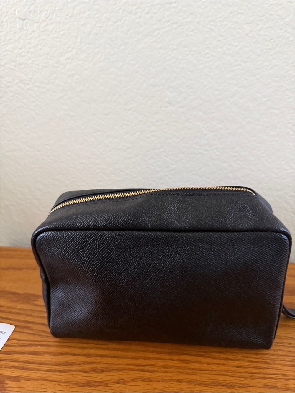 Coach Boxy Leather Cosmetic Case Wristlet - Picture 2 of 4